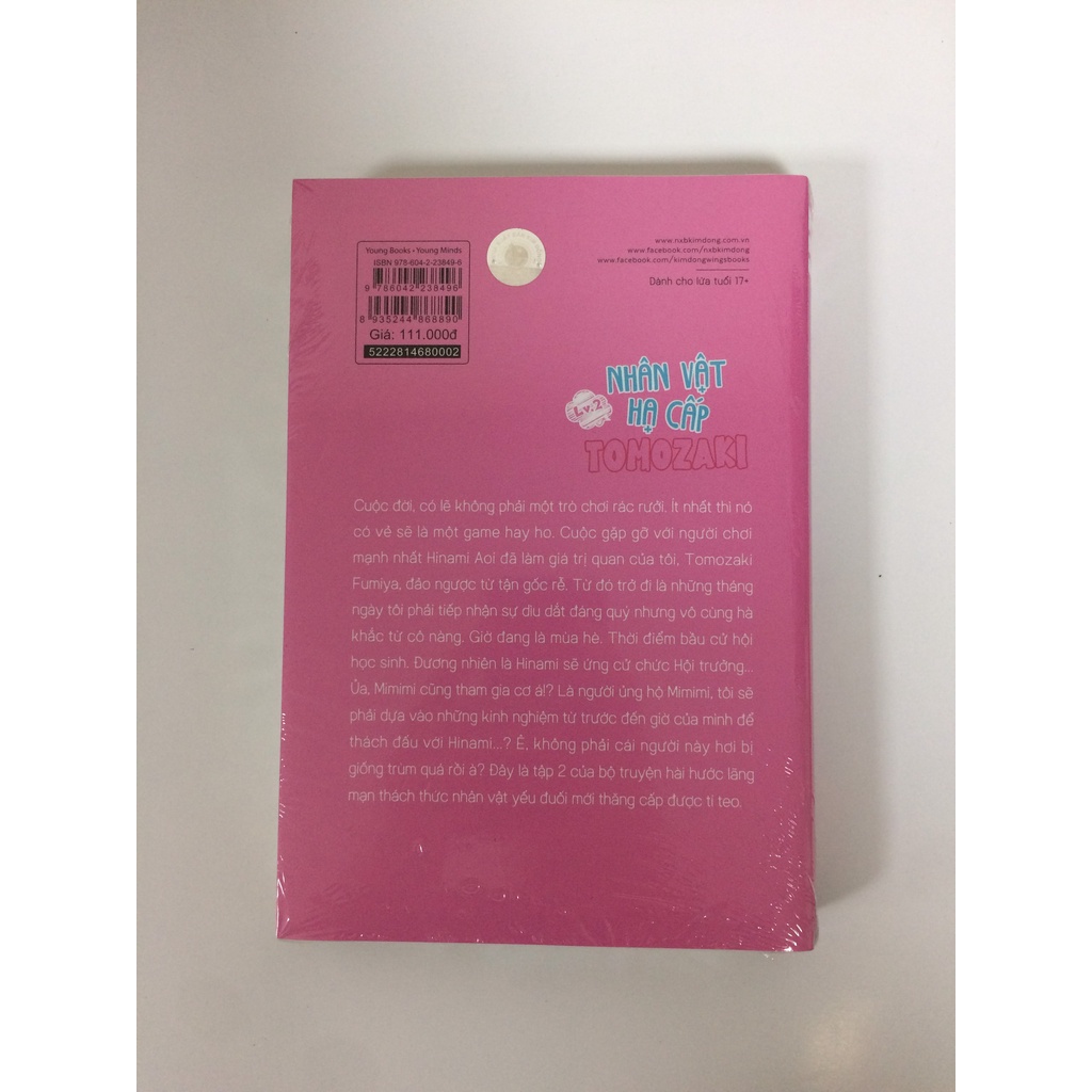 Sách - Nhân vật hạ cấp Tomozaki - Tập 2