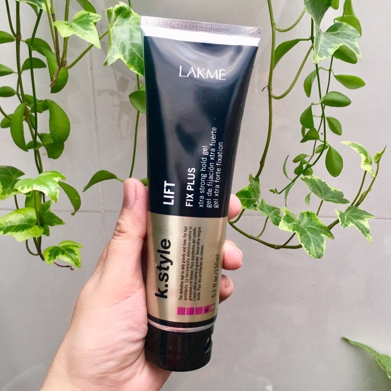 Gel tạo kiểu cứng Lakme K.style Lift Fix Plus Xtra Strong Hold Gel 150ml