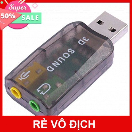 Usb Sound 5.1 cắm là dùng