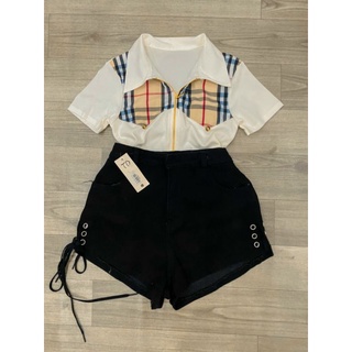 Quần Short Kaki Đan Dây