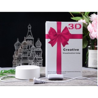 [ Sỉ] Bộ đế đèn LED 3D ❤️FREESHIP ❤️ 3 màu