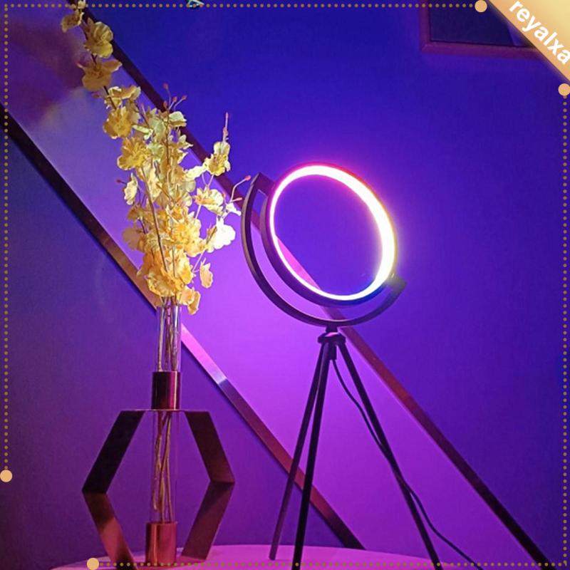 Vòng Đèn LED RGB 10 &quot;Có Giá Đỡ Ba Chân Hỗ Trợ Quay Video YouTube / Live Stream / Trang Điểm / Chụp Ảnh / Ghi Hình