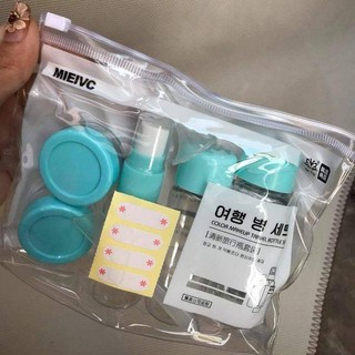 Bộ Chiết Mỹ Phẩm Du Lịch 7 Món
