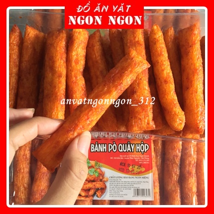 Bánh Bò xiên Vừng, Bánh Bò Quẩy Bò Vừng Miếng Loại Hộp Đặc Biệt Đồ Ăn Vặt