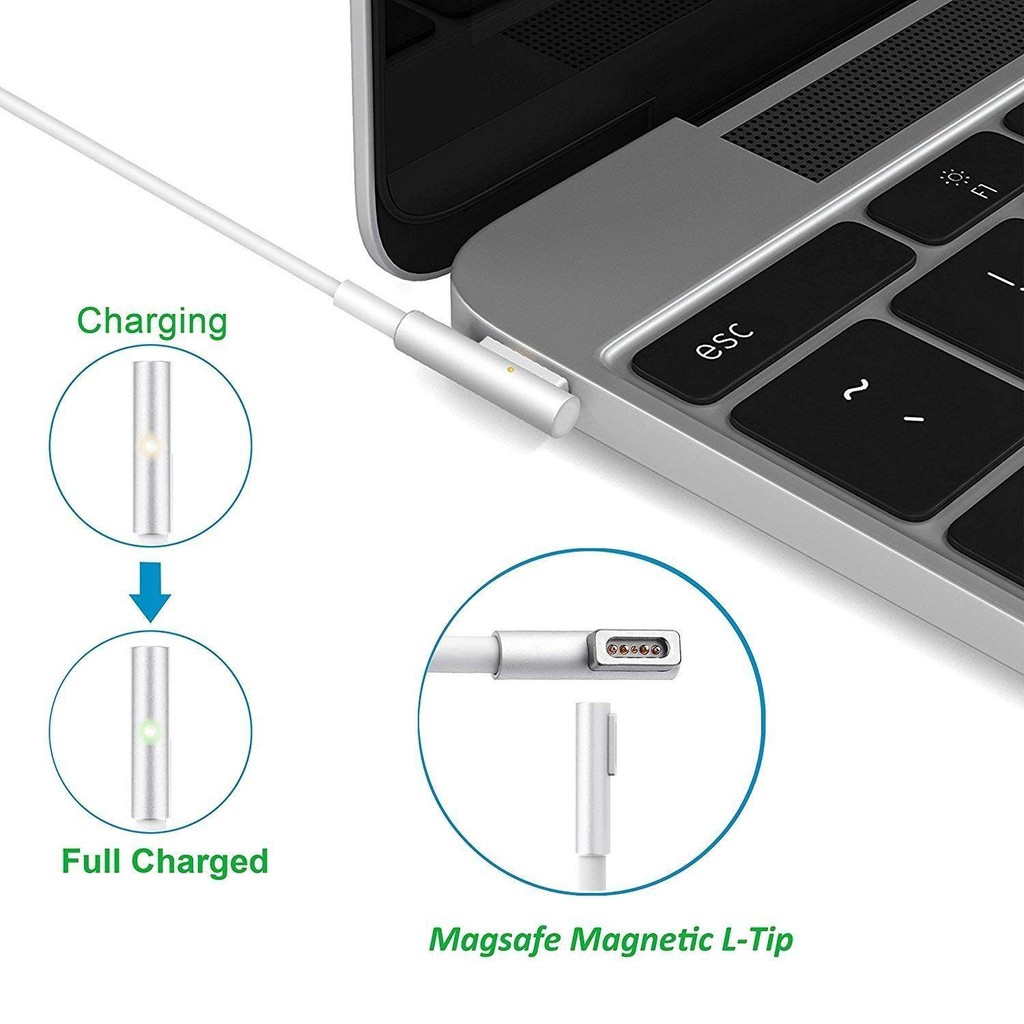 Bộ sạc 60W L-tip an toàn cho Apple MacBook Air 11" MacBook Pro 13"
