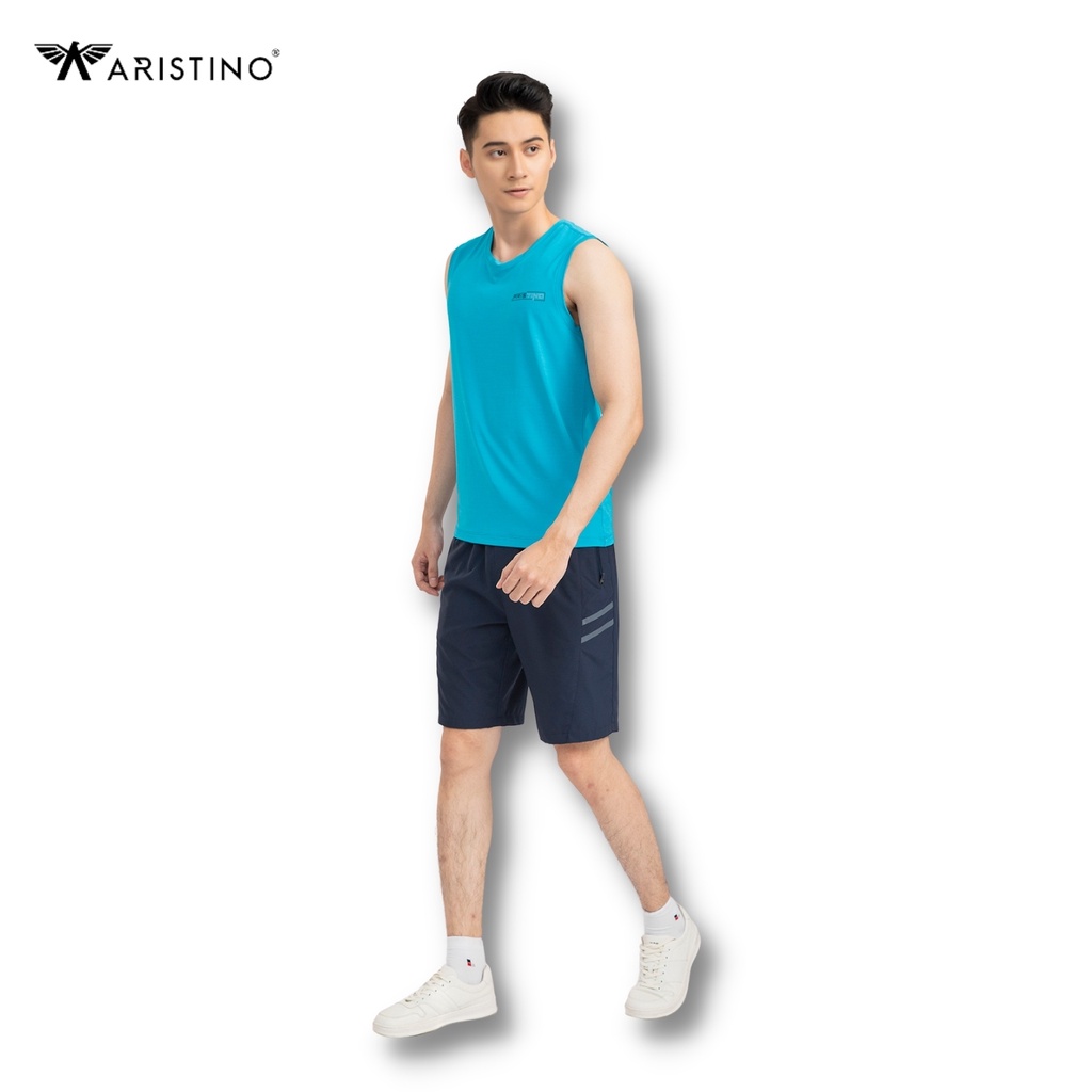 Áo Thun Ba Lỗ, Tank Top Nam ARISTINO Không Cổ Trẻ Trung Năng Động - ATT008S1