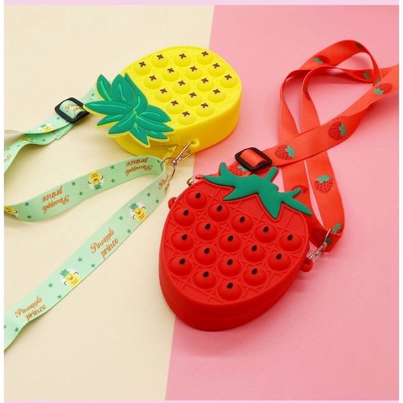 TÚI ĐEO CHÉO POP IT CHO BÉ( túi đeo chéo pop it piên bản giải toả căng thẳng)