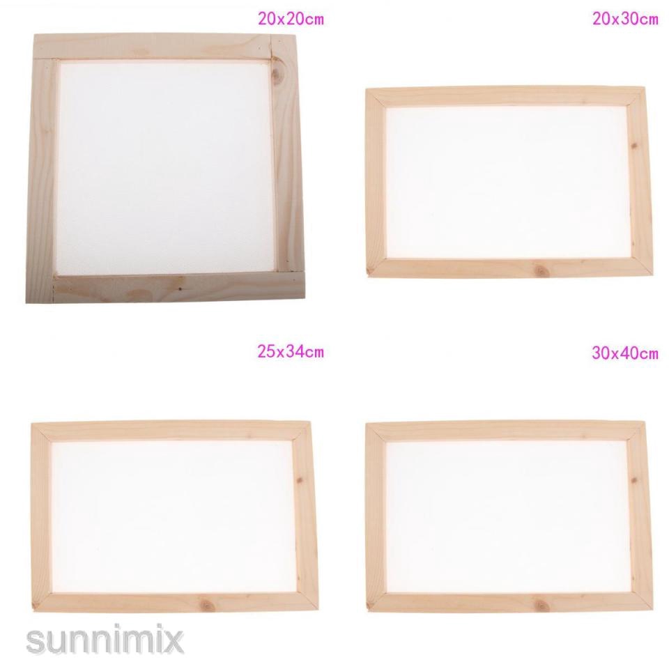 Bộ Khung Làm Giấy Thủ Công Bằng Gỗ Dành Cho Trẻ Em DIY