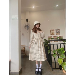 Đầm hàng nút chấm bi D1112 TALY