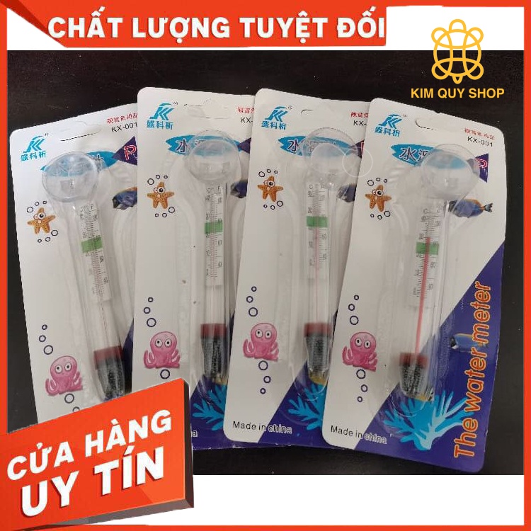 Nhiệt kế thủy ngân dành cho hồ cá, rùa, thuỷ sinh.....