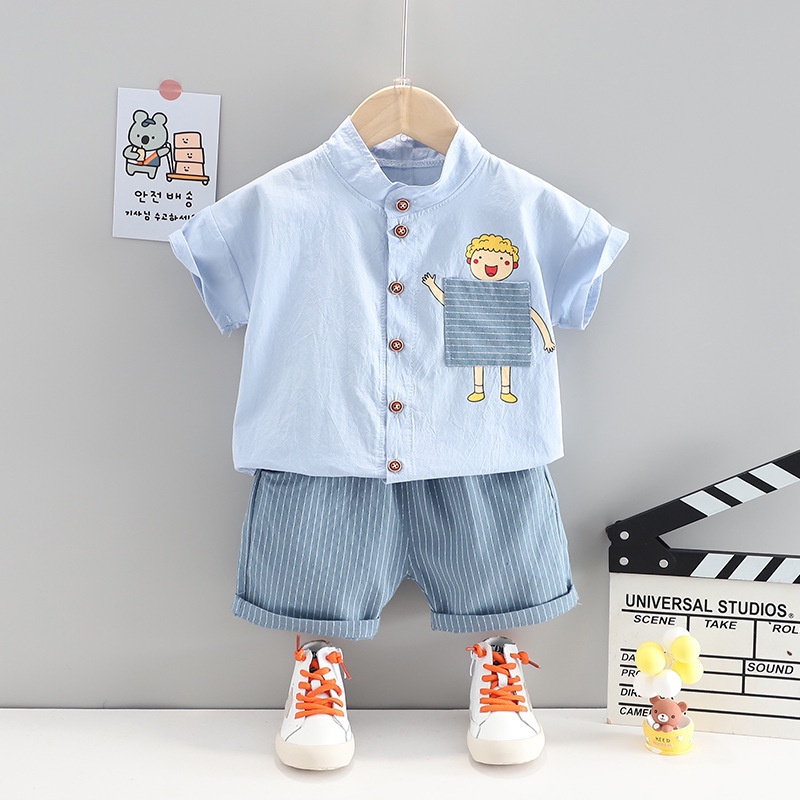 Quần áo trẻ em,áo cộc quần short bé trai, độ tuổi từ 1 đến 5 tuổi ;quần áo thời trang cho bé