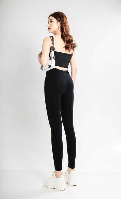 Quần legging cạp chun