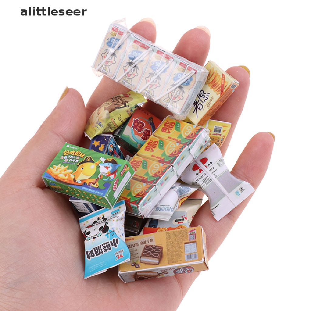 Mô Hình Thức Ăn Siêu Thị Trang Trí Nhà Búp Bê Tỉ Lệ 1: 12