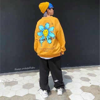 [ÁO NỈ TAY DÀI] ALWAYS SMILE