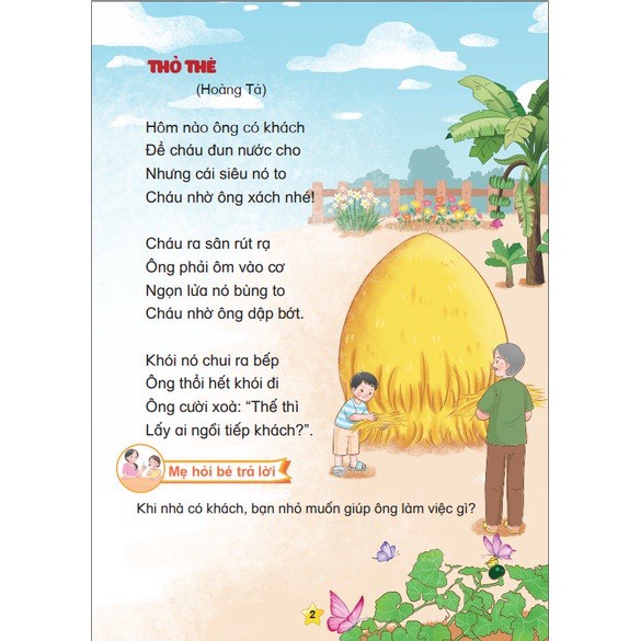 Sách Tuyển Tập Thơ Hay Cho Bé - Giúp bé phát triển Ngôn ngữ và Nhận thức 0-6 tuổi