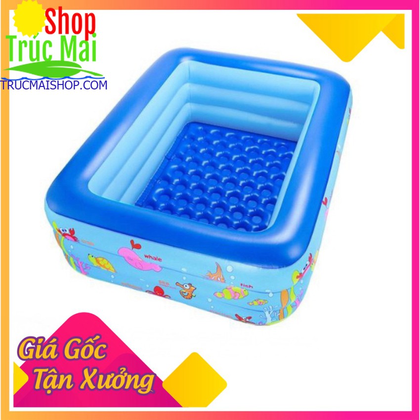 bể bơi phao Hồ bơi Xia Le SL-C015 3 Tầng đáy Masage cho bé vui chơi thư giản, Bể bơi trong nhà cho bé - CHỢ LỚN GIÁ SỈ