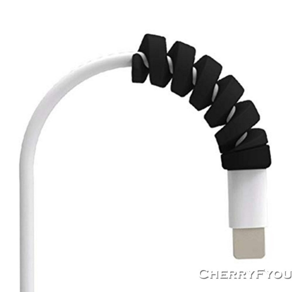 Set 4 phụ kiện bảo vệ cáp sạc USB/tai nghe nhỏ nhắn đáng yêu