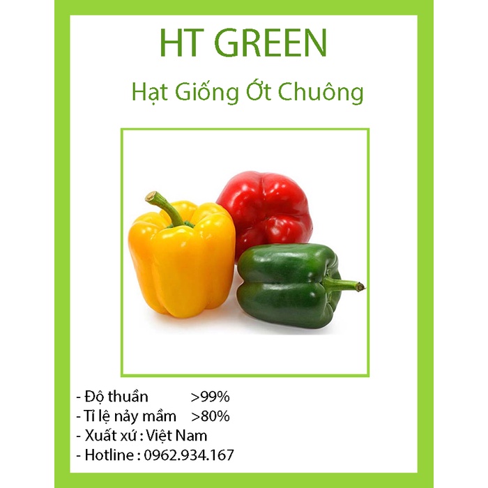 HẠT GIỐNG ỚT CHUÔNG