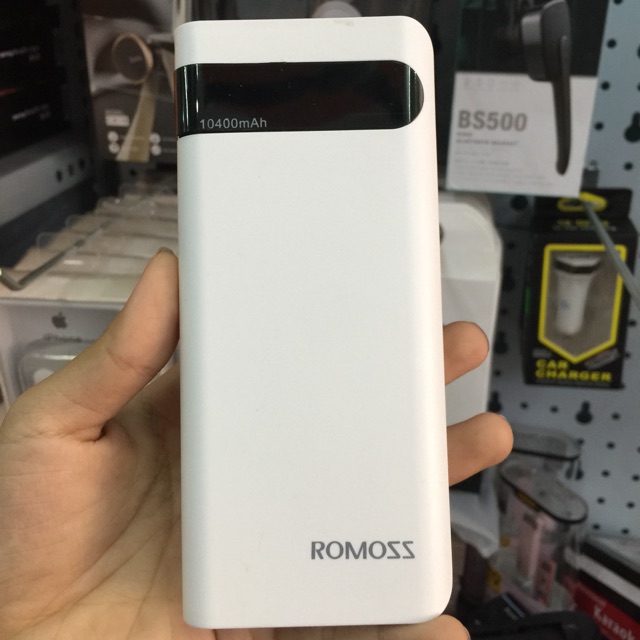 (Hình thật) Pin dự phòng romoss 10400mAh