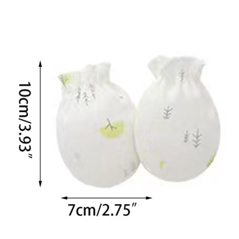 Set 20 Đôi Găng Tay Cotton Mềm Mại Chống Trầy Xước Bảo Vệ Mặt Cho Bé Sơ Sinh