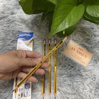 Hộp 12 cây bút chì gỗ c004-2b deli