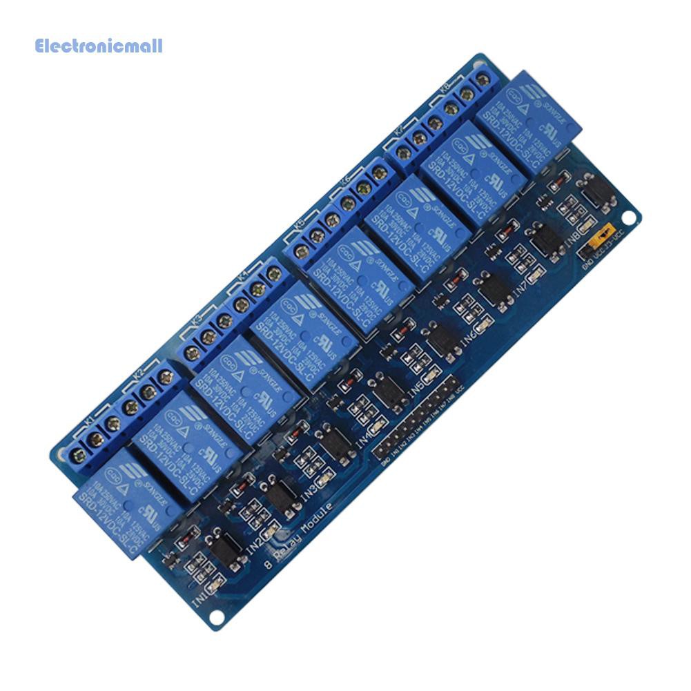 CHANNEL Mô Đun Rơ Le Điện Tử 8 Kênh 12v Cho Arduino Uno 2560 1280 Arm Pic Avr Stm