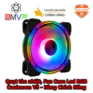 Quạt Tản Nhiệt 12v Dùng Cho Xe Điện, Case áy Tính - Fan Led RGB Cắm nguồn trực tiếp - Chính hãng