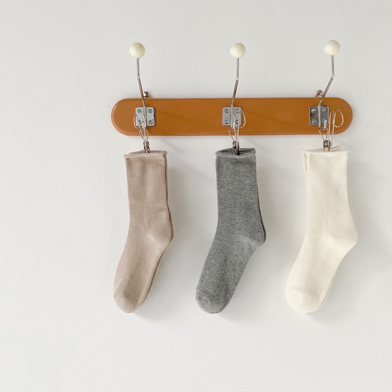 Tất nữ cao cổ gân viền xoắn - bedth.socks