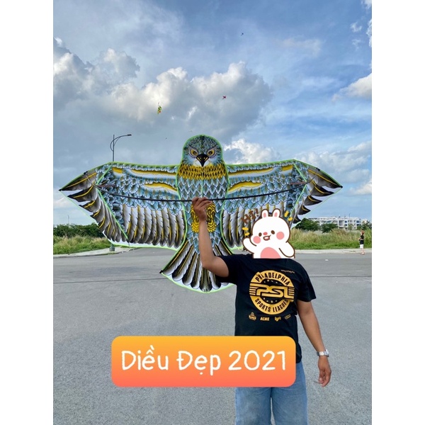 Diều đại bàng size khủng - TẶNG TAY CẦM THẢ DIỀU 150 MÉT DÂY + TÚI VẢI ĐỰNG  diều thả