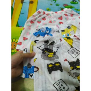 quần cộc cotton giấy cho bé