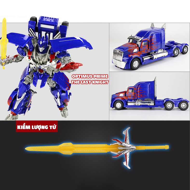 Robot biến hình ôtô Transformer cao 45cm mẫu Optimus Prime 6699-12D 🌸FREESHIP🌸- đồ chơi trí tuệ cho bé