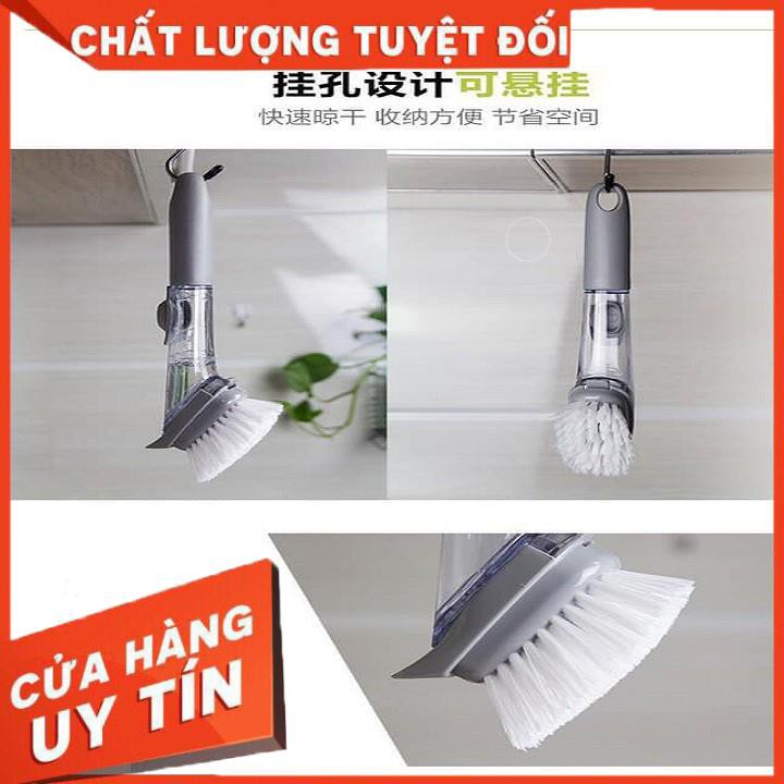 Chổi cọ rửa đa năng kèm bình xịt nước tiện lợi