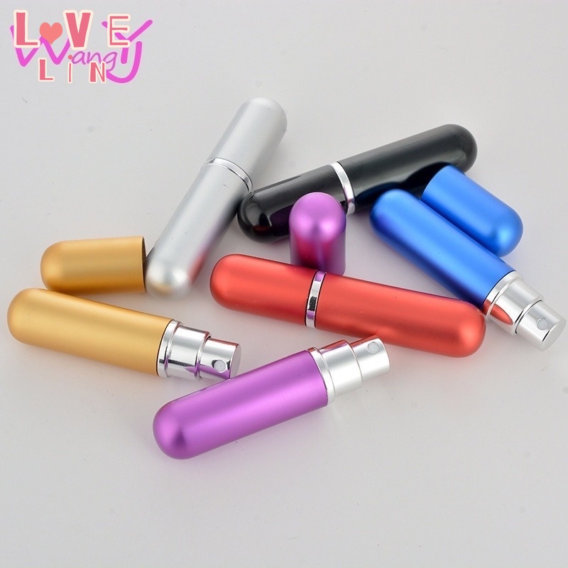 Bình Xịt Mini Đầu Tròn Bằng Nhôm Dung Tích 5ml
