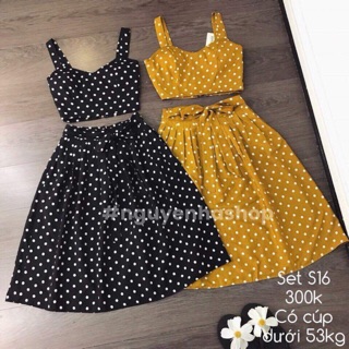 Set tiểu thư - sét váy xoè - set đi biển