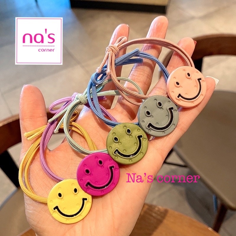 Thun chun buộc cột tóc happy