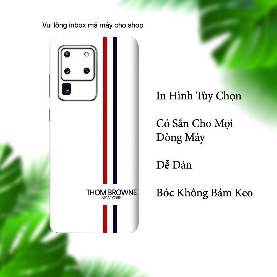 Miếng Dán Skin Điện Thoại In Hình Thiết Kế TB Cho Iphone 7/ 8/ X/ XS/ 11/ 11 Pro Max Và Các Dòng Máy Android