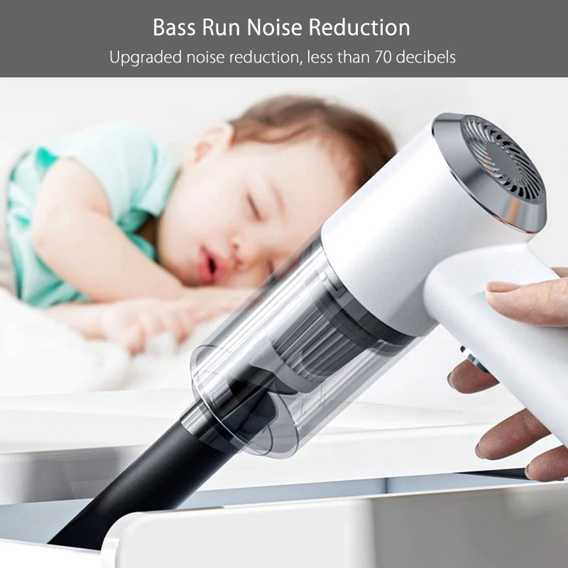 Máy hút bụi cầm tay,máy hút bụi mini lực hút siêu mạnh,sử dụng hút bụi ô tô, hút bụi giường