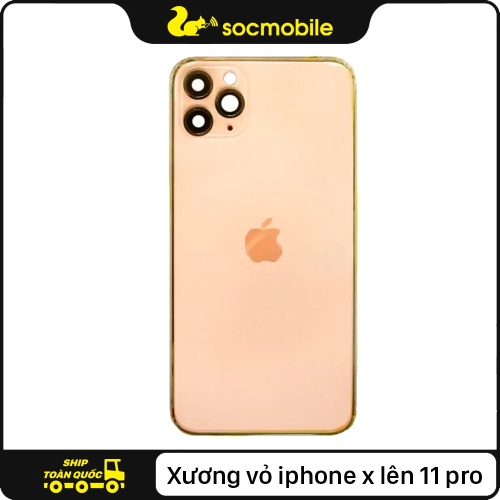 Xương vỏ độ iPhone X lên 11Pro  (Đã kèm Cáp flash độ)