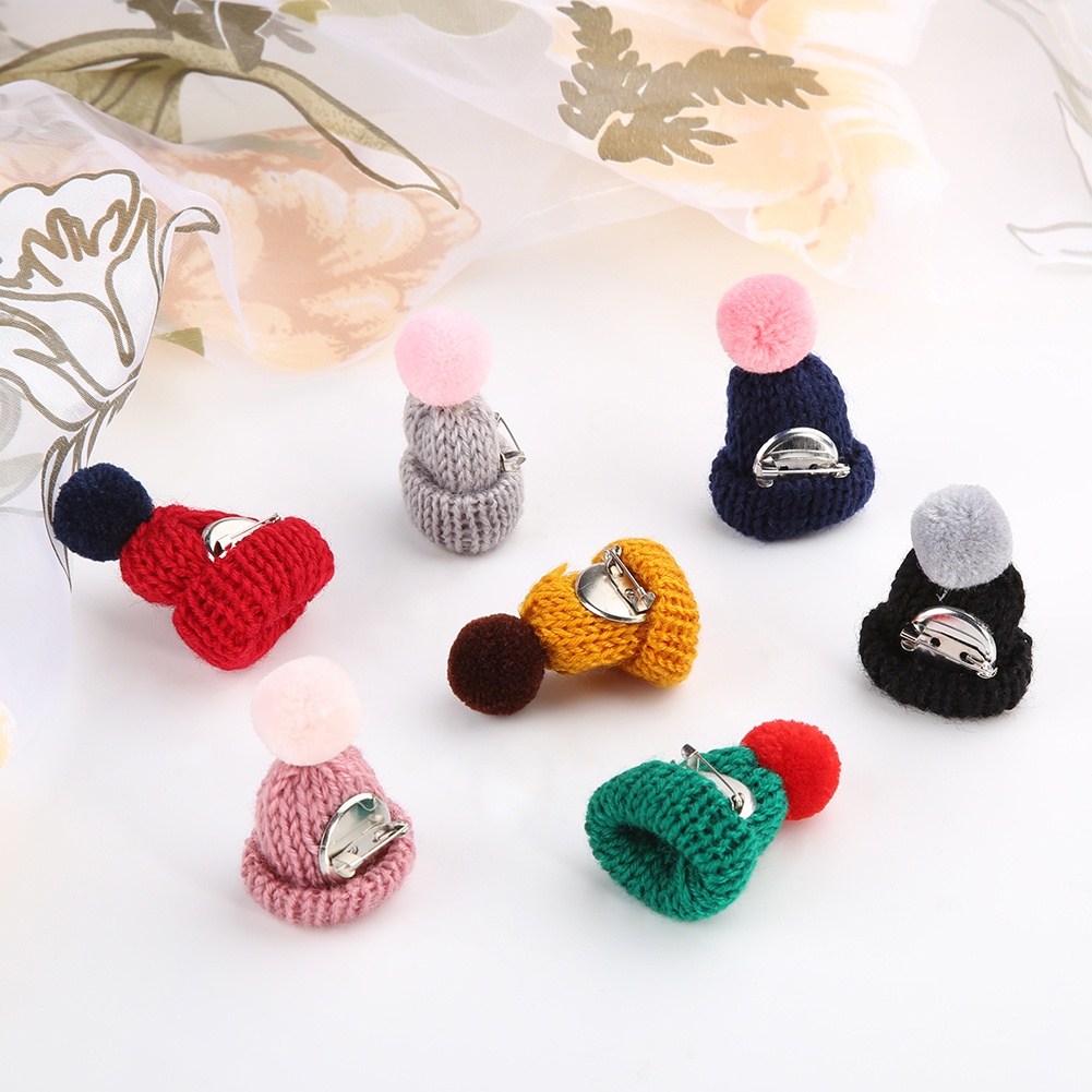 Ghim Cài Áo Hình Nón Len Thời Trang Cho Nữ