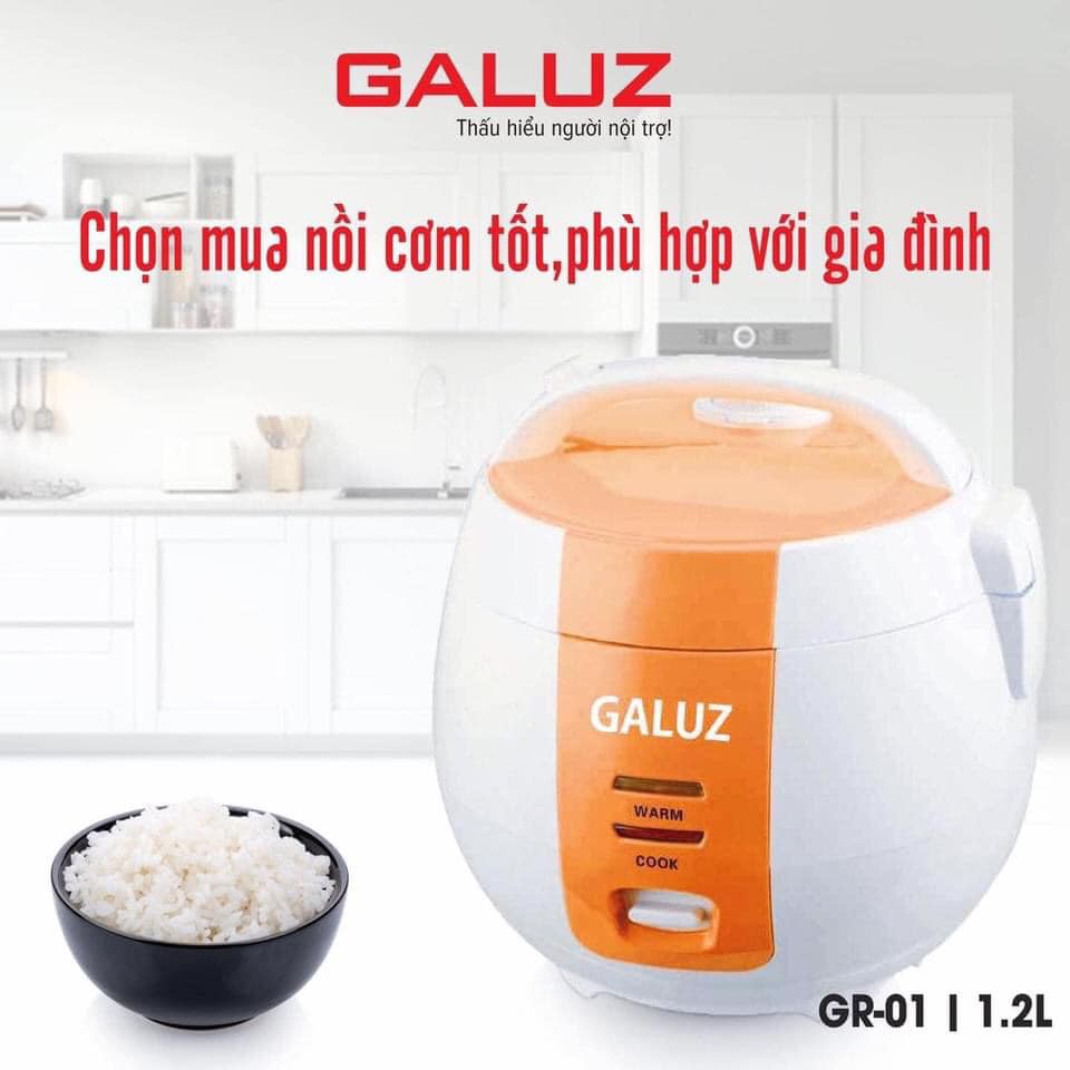 Nồi Cơm Điện Galuz GR-01 Dung Tích 1.2L - Bảo Hành Chính Hãng 12 Tháng