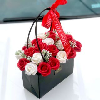 Giỏ cắm hoa nhựa hình Chữ nhật( ko bao gồm hoa)