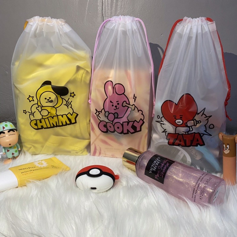 Túi Đựng Đồ Trang Điểm Khi Đi Du Lịch Bts Bt21