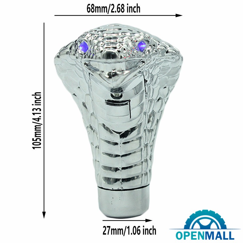 Đầu bọc cần số xe hơi gắn đèn LED nhiều màu phong cách cá tính