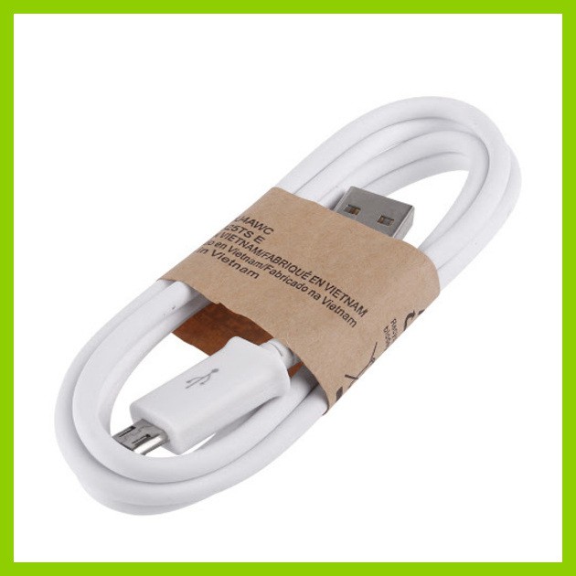 Cáp Sạc Android Trắng Rẻ