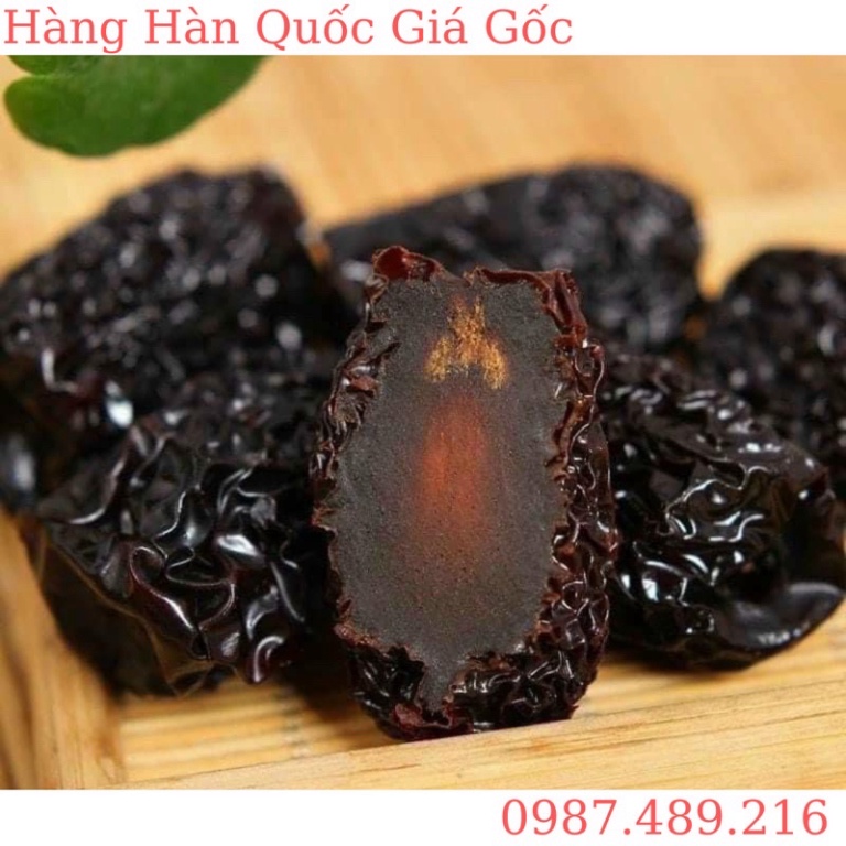 Mứt táo đen hàn quốc, mức táo đen Hàn Quốc sấy khô loại 1 [ Hàng Mới Về ]