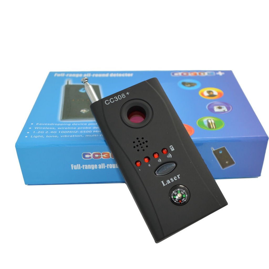 Thiết bị dò máy ghi âm camera quay trộm CC308+