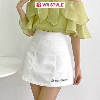 Chân váy chữ A VM STYLE, váy ngắn in chữ kiểu dạo phố đi học công sở Ulzzang thời trang nữ Hàn Quốc 806 CVN00003