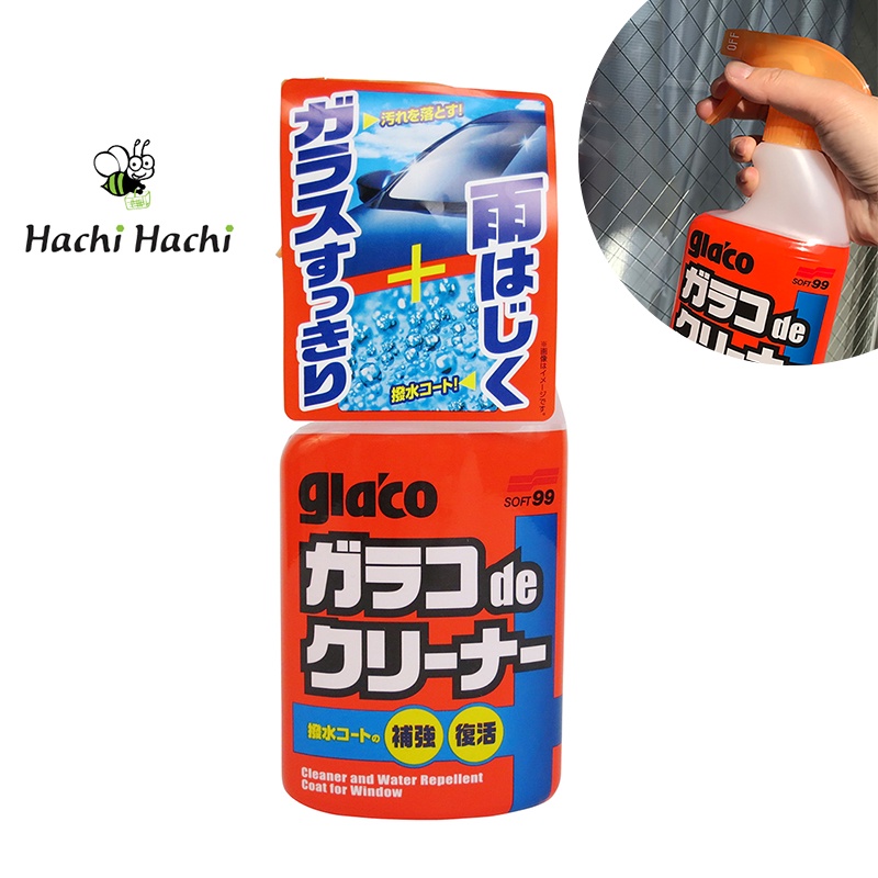 Xịt lau kính Nano chống bám nước Glaco 400ml (Soft99 Corporation) - Hachi Hachi Japan Shop