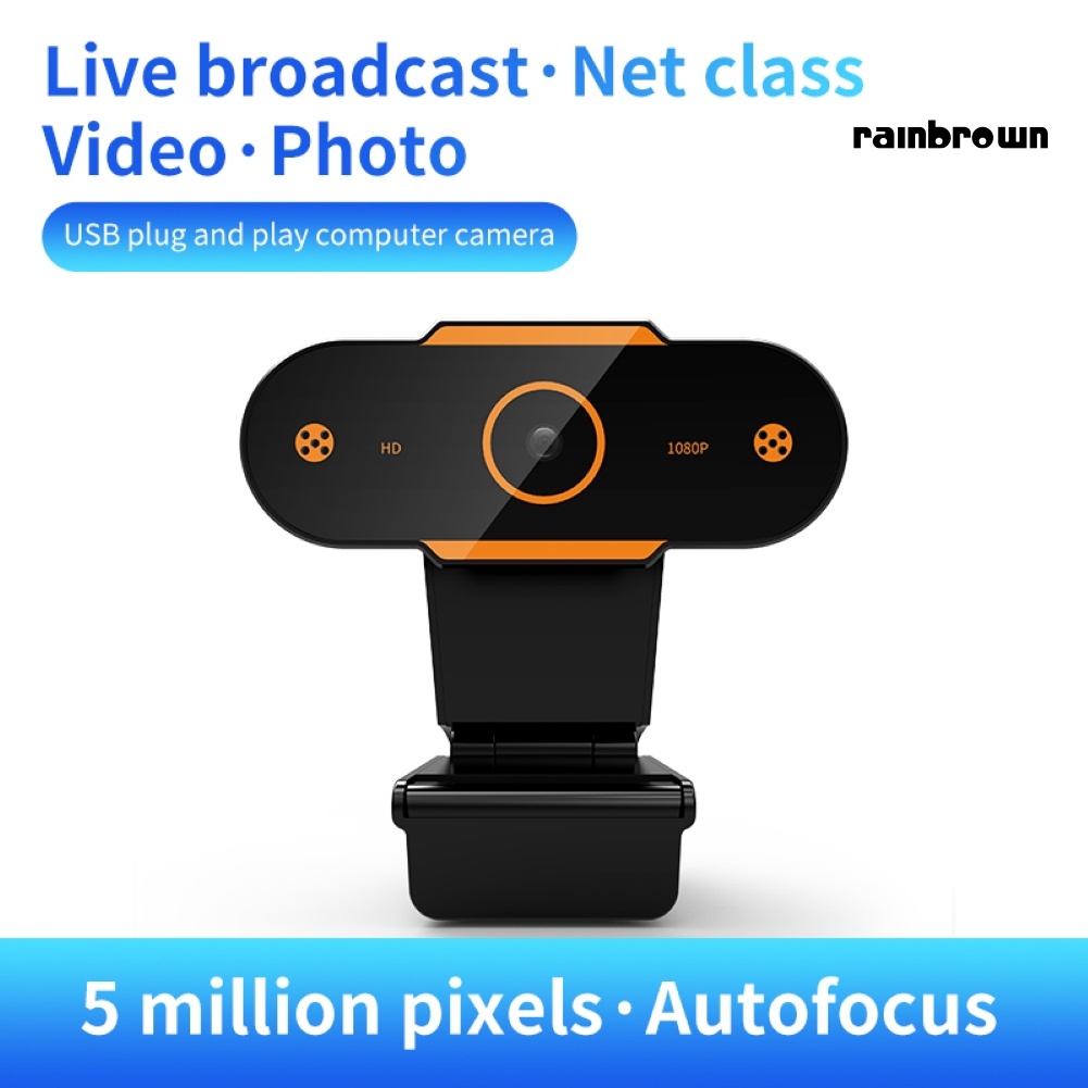 High Definition USB Webcam Live Streaming Camera with Mic for Computers Laptops | BigBuy360 - bigbuy360.vn