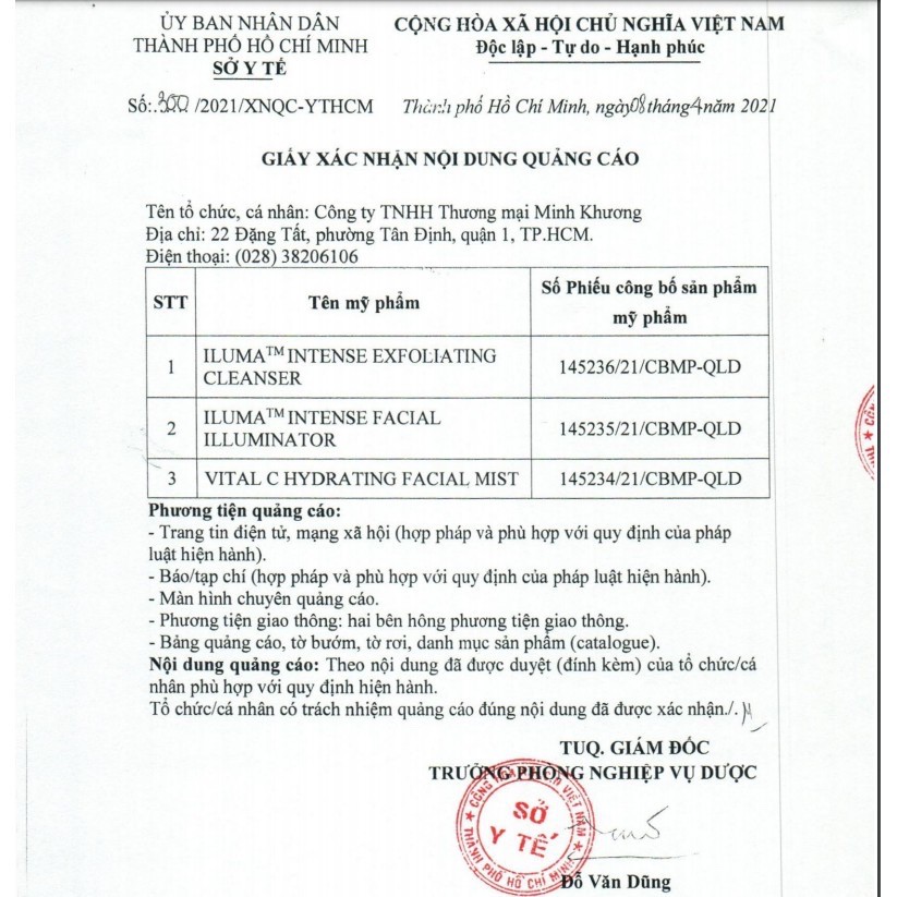 ✅[CHÍNH HÃNG - MẪU MỚI] (MINISIZE) ILUMA Intense Facial Illuminator – Serum Sáng Da, Hỗ Trợ Mờ Thâm Nám Cấp Tốc 7,4ml | BigBuy360 - bigbuy360.vn